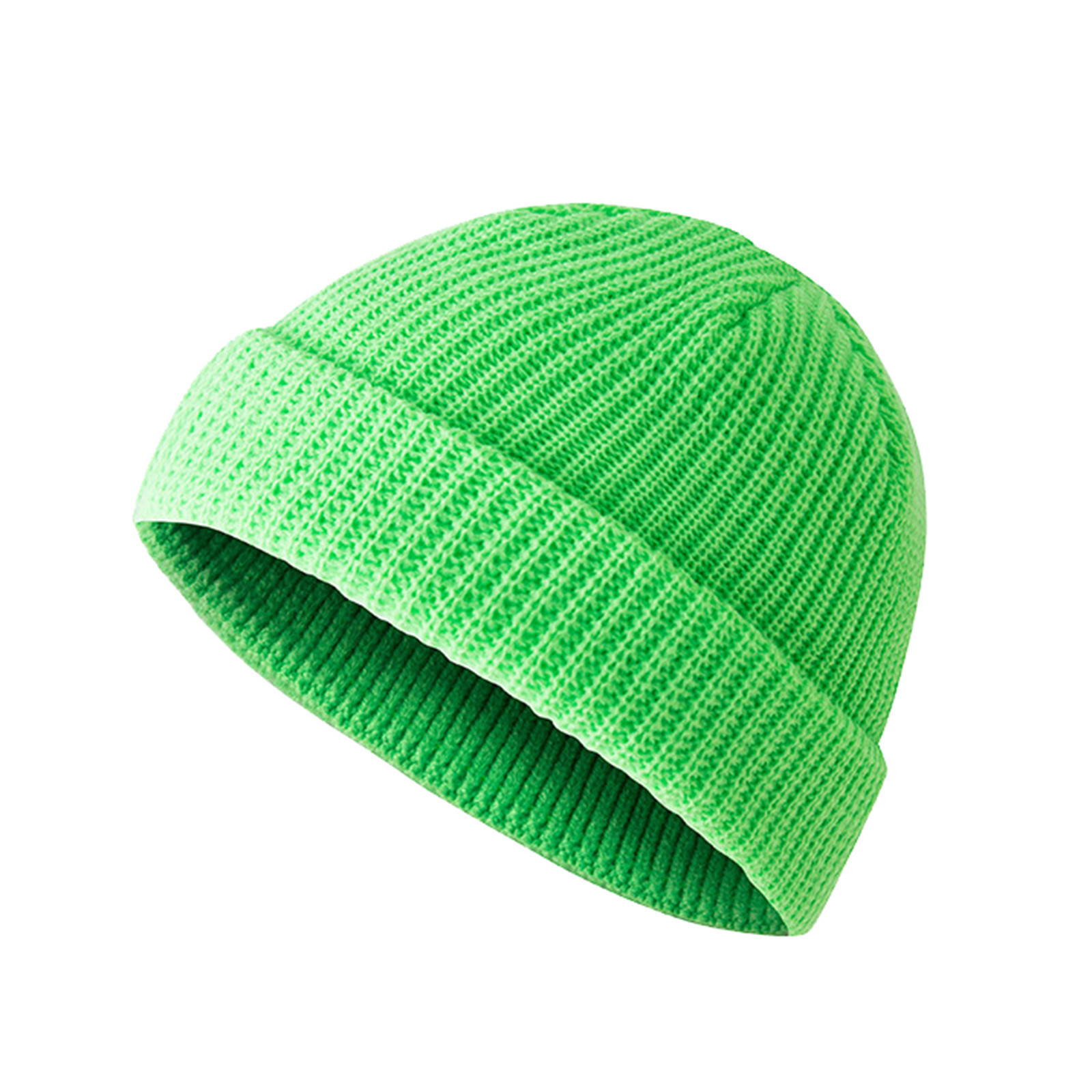 thumbnail image 2 of Gorro de punto unisex para invierno con pompón sintético - Gorro cálido de mezcla de lana, talla única, para hombres y mujeres adultos, 2 of 2